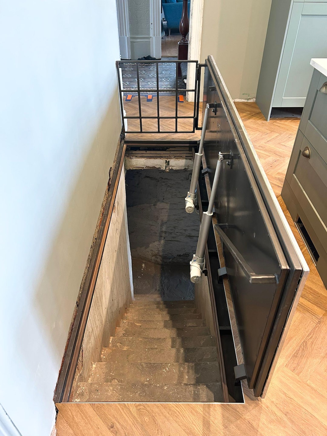 Custom Basement Cellar Door, Invisible Interior Floor Access Hatch