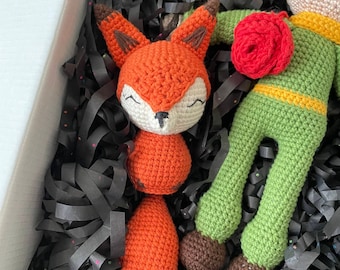 Crochet Fox Pattern, Little Fox Pattern, Crochet Pattern, Fox Pattern, Amigurumi Fox Pattern, Little Prince and Fox Pattern