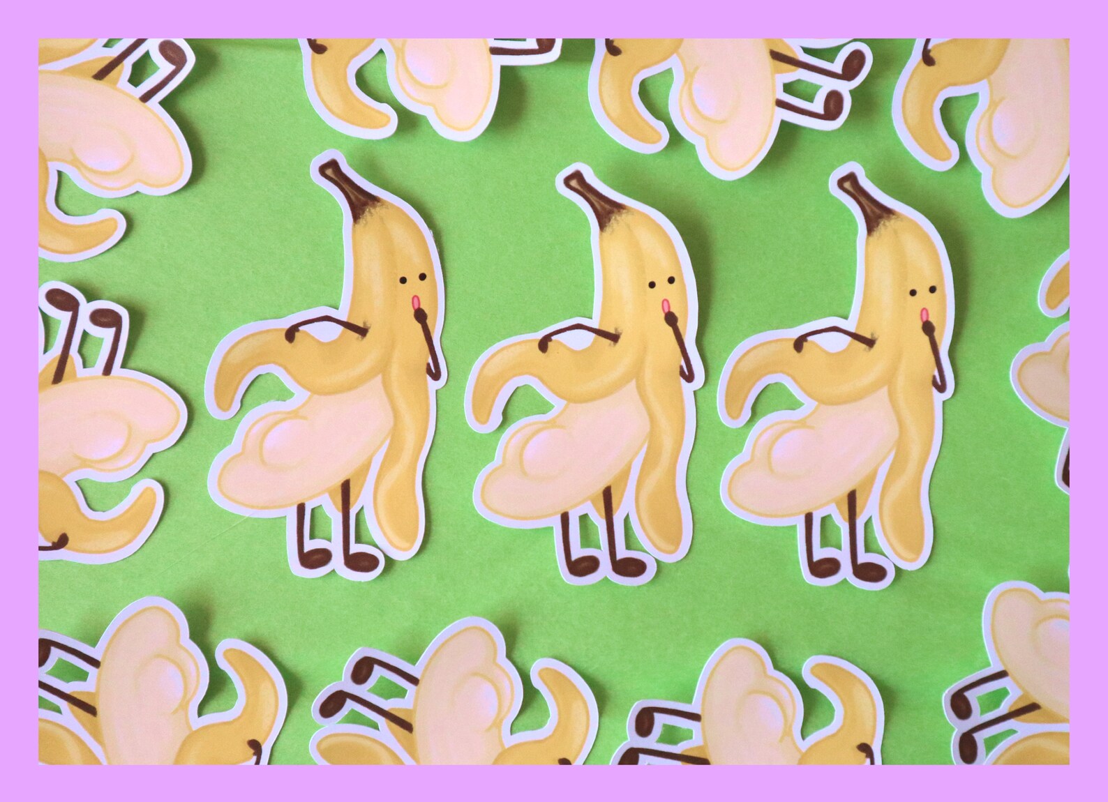 Banana Butt Sticker Etsy