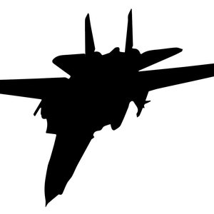 F-14 Tomcat Fighter Jet SVG and PNG Download Bundle