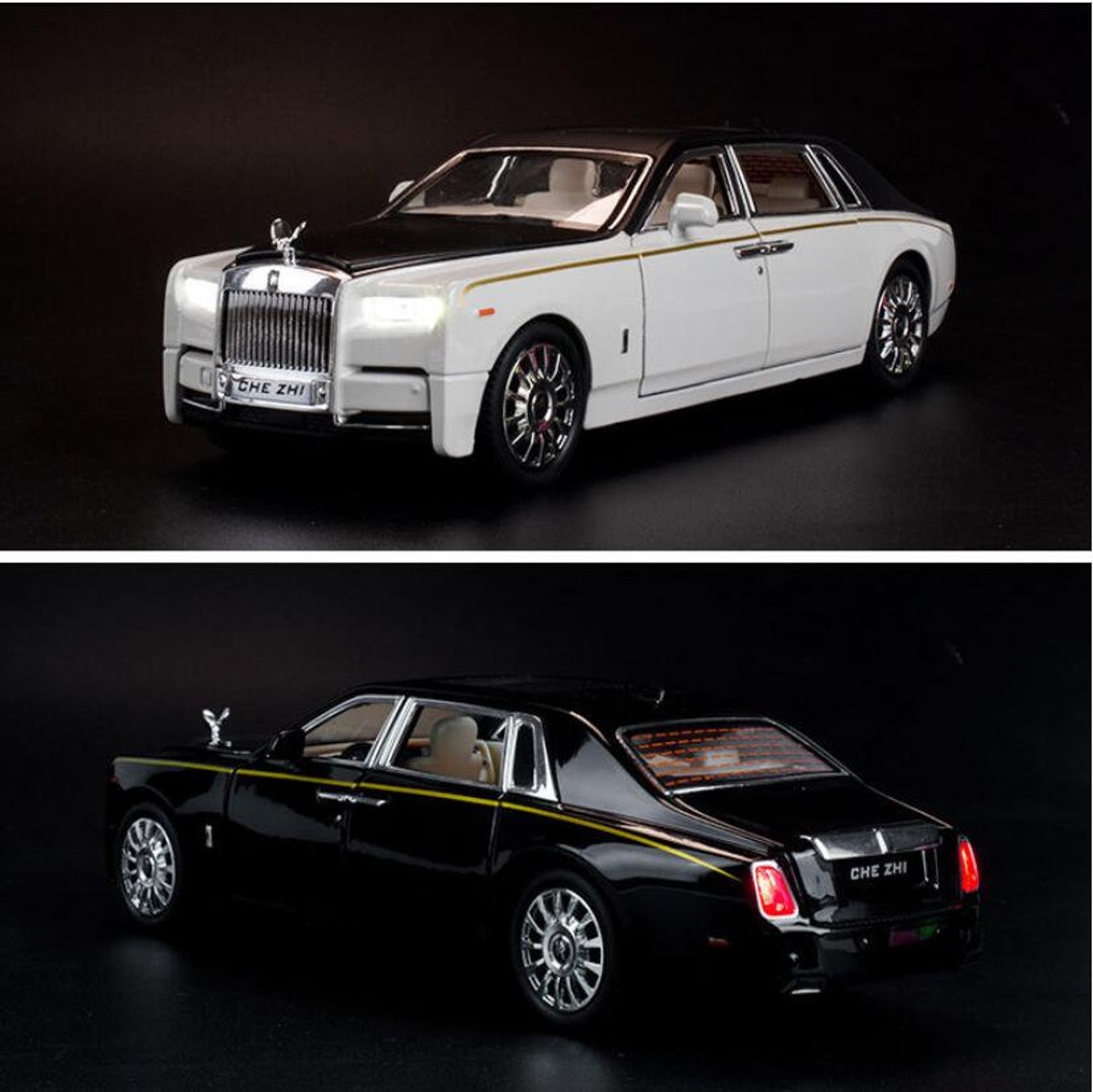 Rolls Royce Phantom Diecast Metal Car Model 1/24 Scale Diecast Etsy