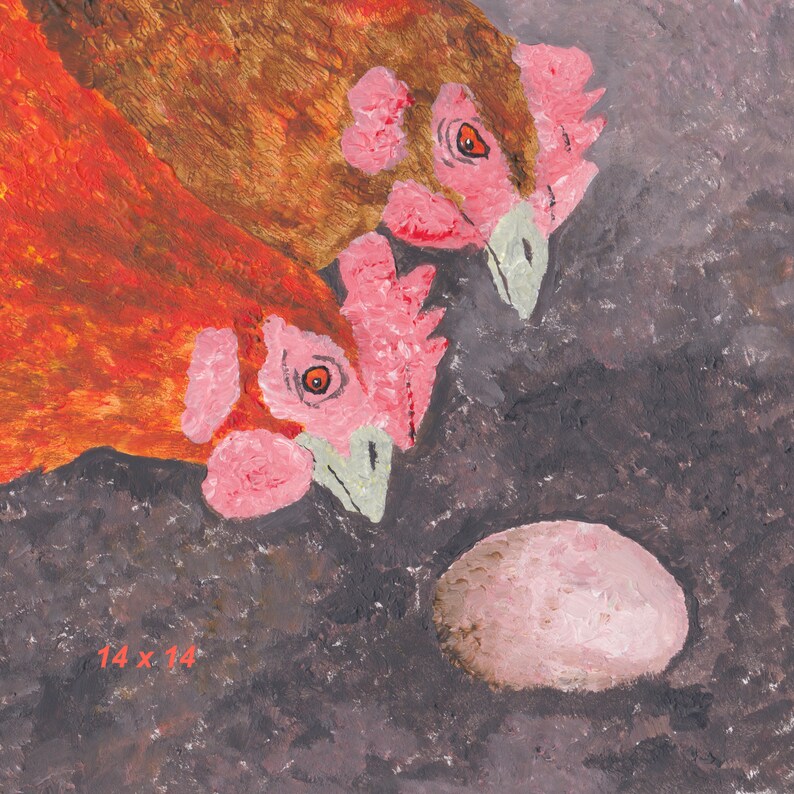 JPG PNG Chicken Motif A4A6 5x7 14 x 14 cm square 14 cm round Easter card Digital Download Print Template Oh Look