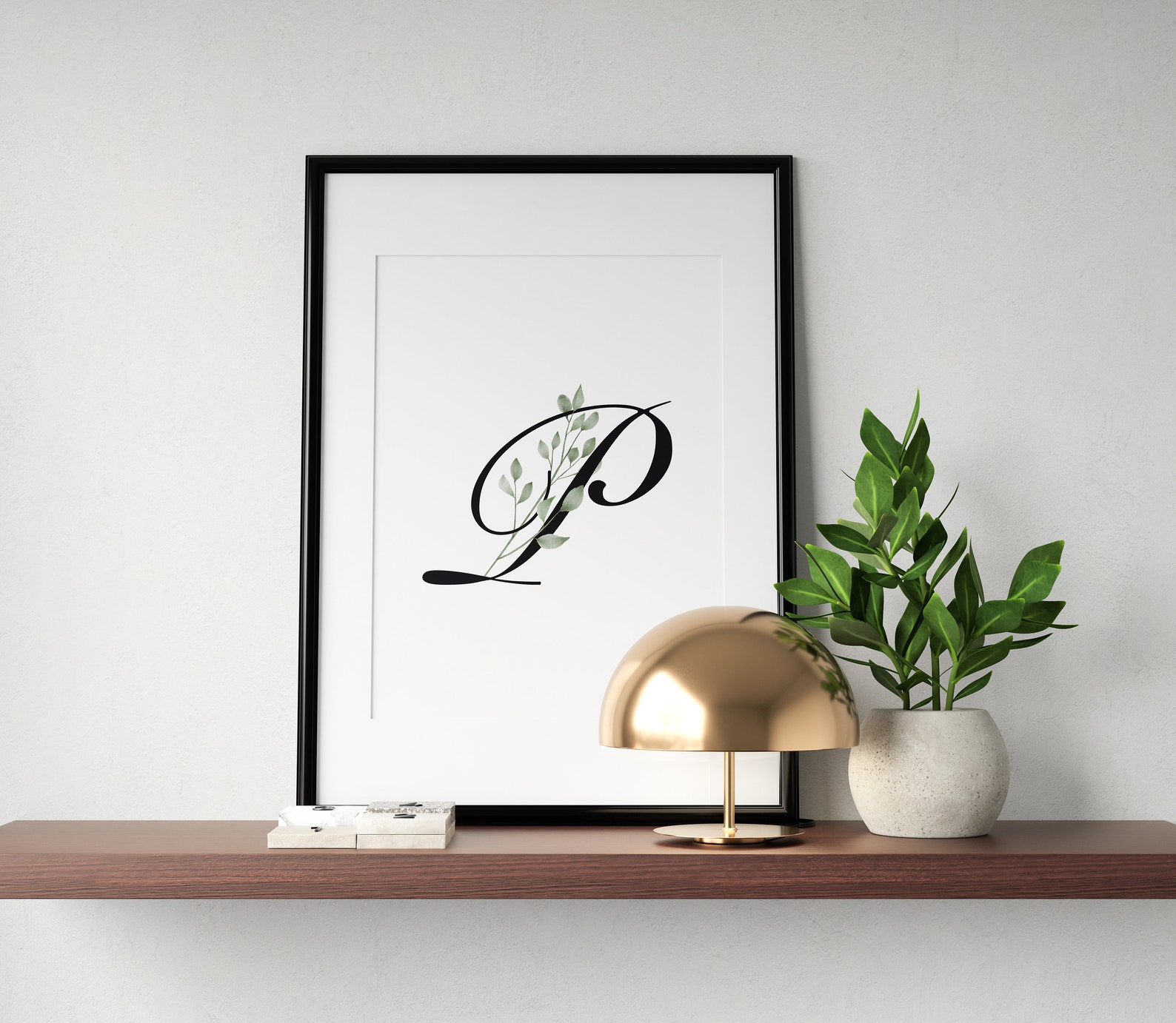 Letter P Wall Decor Letter P Print Letter P Poster Letter P | Etsy
