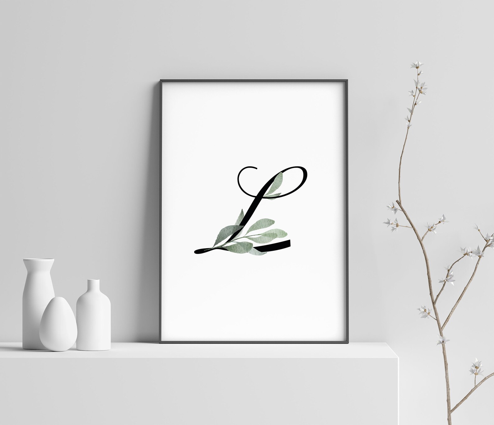 Letter L Wall Decor Letter L Print Letter L Poster Letter L | Etsy