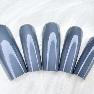 Slate Press On Nails