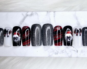 Merry Creepmas Press On Nails