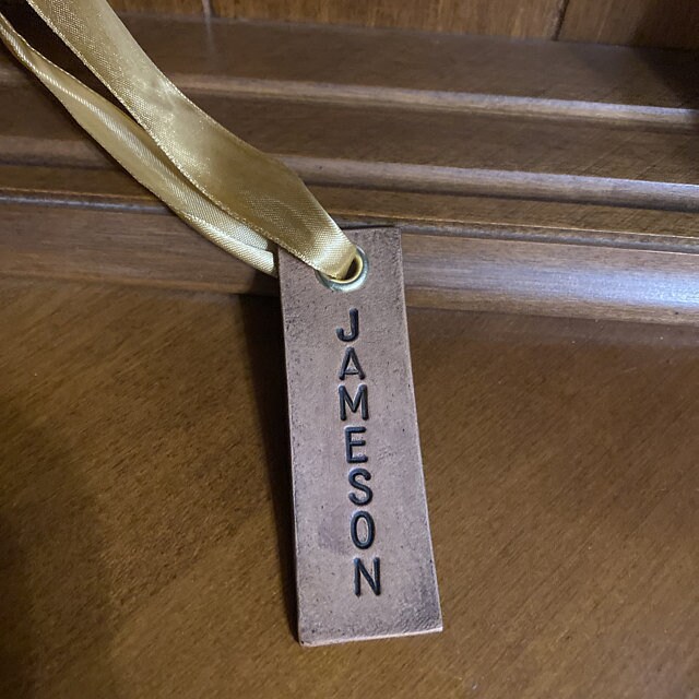 Leather Tag Personalized Name Tags Gift for Friend Etsy