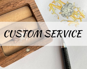 Custom Order Service --Gifts For Mom, ring/ necklace/ pendant/ bracelet/ earrings/ brooch