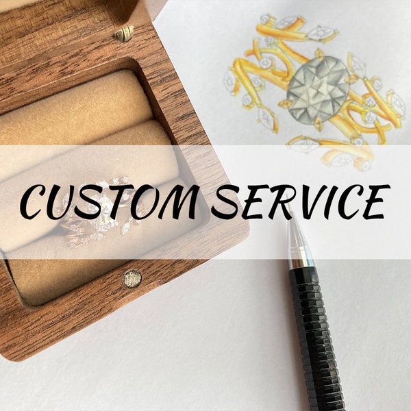 Custom Order Service --Gifts For Mom, ring/ necklace/ pendant/ bracelet/ earrings/ brooch