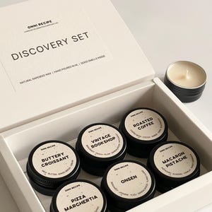 Mixa och matcha ljusset, miniljusprovtagare, doftpresent för hemmet
