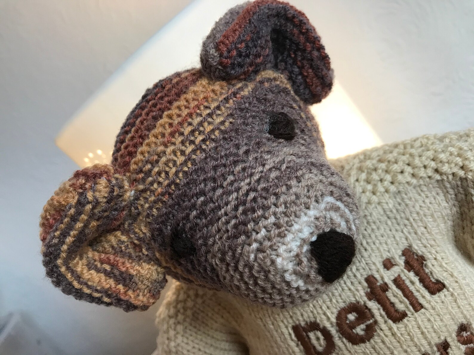 Unique Multicolors Teddy Bear yarn Hand knitted and Etsy