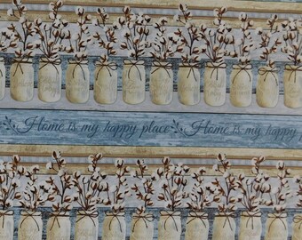 Download Mason Jar Fabric Etsy