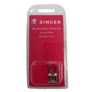 Singer Metal Open Toe Presser Foot Sewing Machine Low Shank Feet