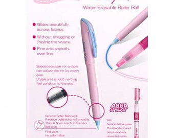 Sewline Styla Water Erasable Pen for Sewing Embroidery Patchwork