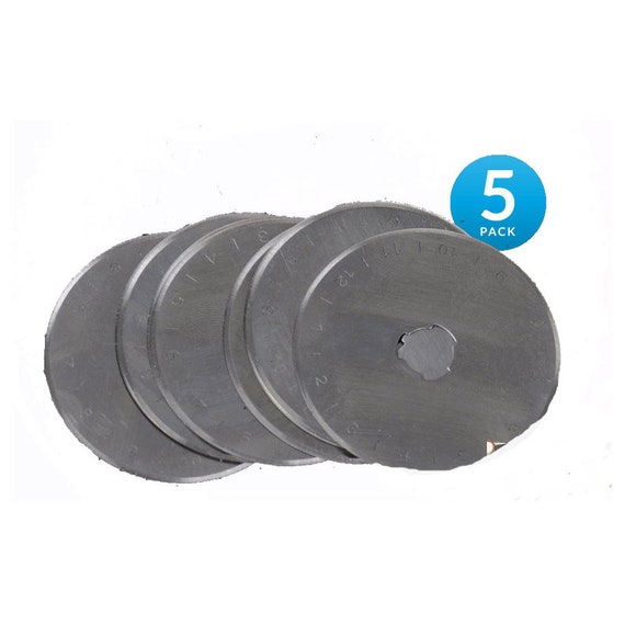 OLFA 45MM LAME Rotanti Confezione 10 Argento Alta Qualità Acciaio - Foto 9