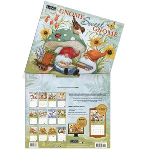 Lang 2025 Calendar Gnome Sweet Gnome Calender Fits Wall Frame - Etsy