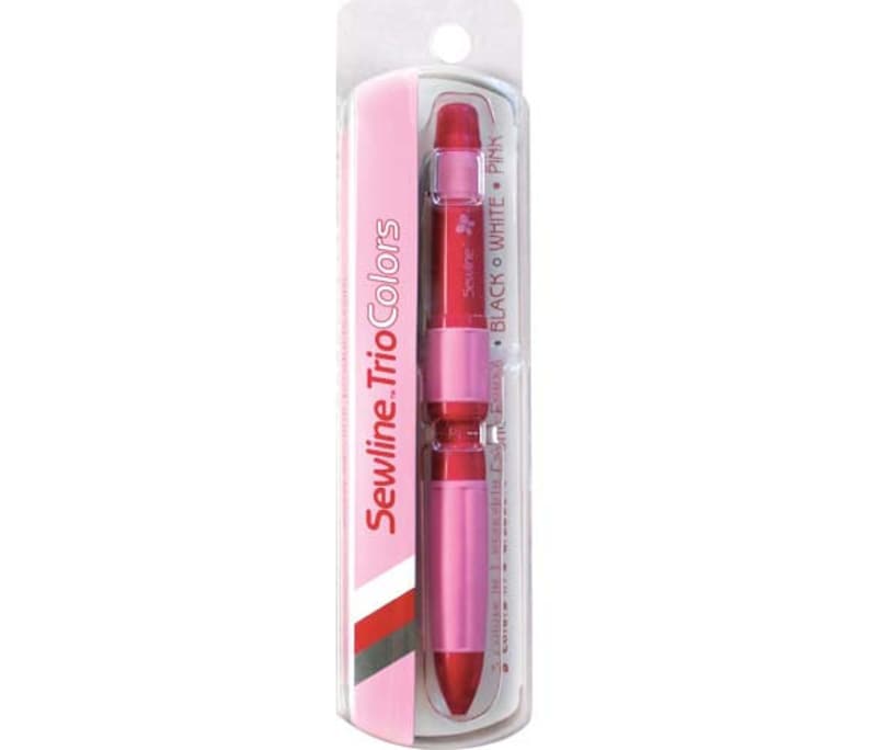 Sewline Trio Colours Erasable Pencil and Refills for Sewing image 2