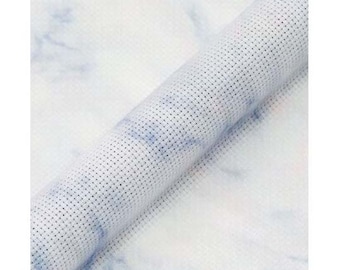 DMC Cross X Stitch Aida Cloth Moonstone 14ct Size 38x45cm Fabric Precut