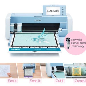 Tapete de baja adherencia Brother Scan N Cut SDX para máquina cortadora de papel de vinilo imagen 2