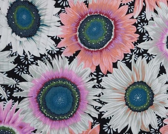 Quilten Patchwork Naaistof Kaffe Fassett Bloemen 50x55cm FQ