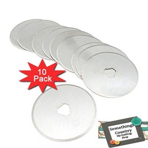 Sew Better Set 10 Rollschneider 60 mm Passt für Alle Marken Olpha Clover Truecut Kai