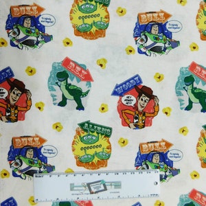 Quilting Patchwork Fabric Toy Story Sewing 50x55cm FQ