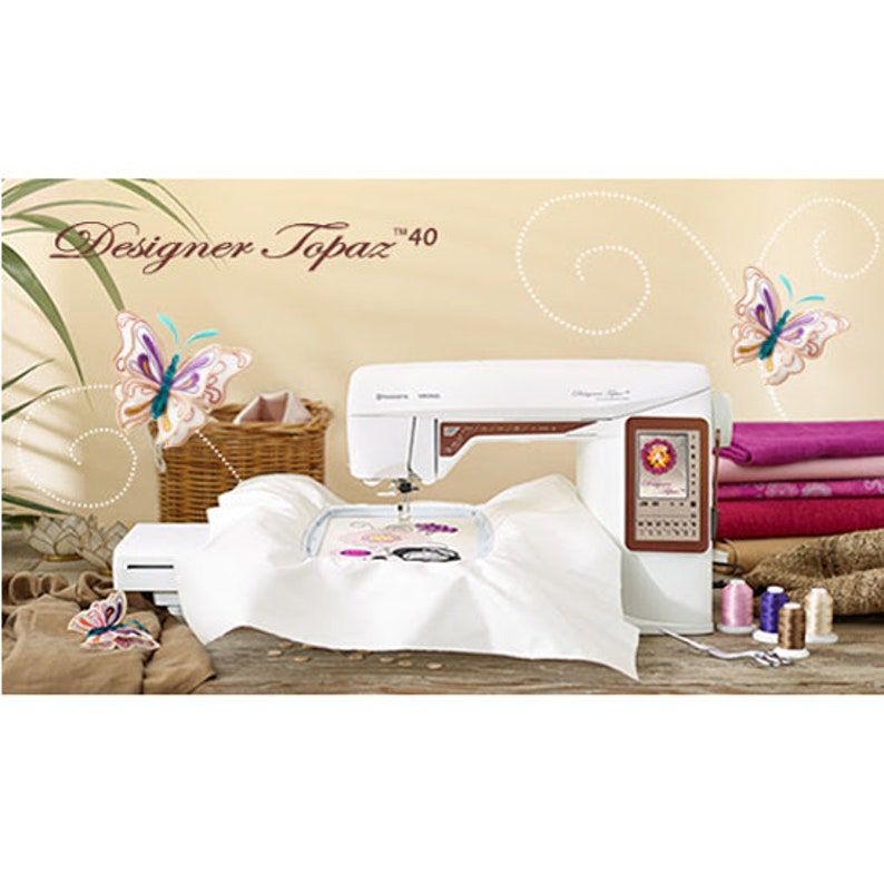 Husqvarna Viking Topaz 40 Sewing Embroidery Machine BNIB Computerized