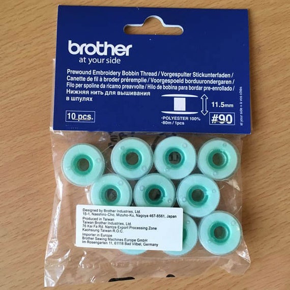 10 Bobine Brother Per Macchina Da Cucire - Altezza 11,5mm, Confezione Da 10 Pezzi - Foto 9