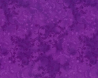 Quilting Patchwork Sewing Fabric Mystic Vine Purple 50x55cm FQ