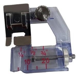 Singer Bias Binder Adjustable Presser Foot Sewing Machine Low Shank Feet
