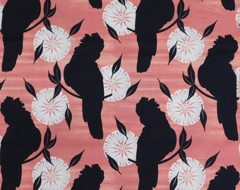 Acolchado Patchwork Tela de costura Aust Cacatúa Silueta 50x55cm FQ