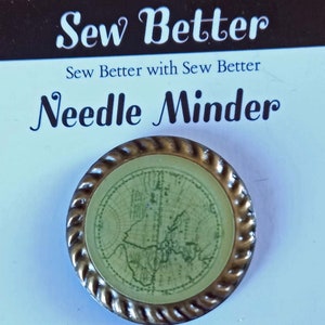 Aiguille Minder Keeper, aimant de carte Sew Better Cross Stitch