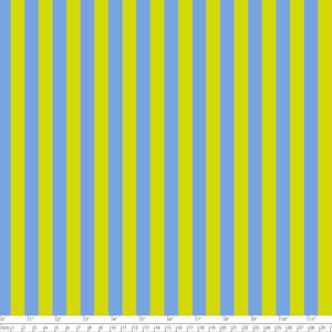 Quilting Patchwork Sewing Fabric Tula Pink True Colors Tent Stripes Myrtle 50x55cm FQ