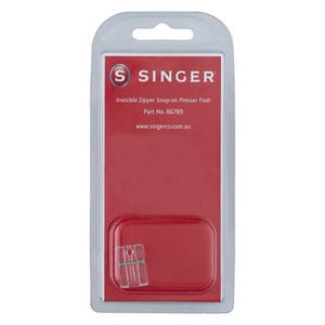 Singer Invisible Zipper Presser Foot Sewing Machine Low Shank Feet