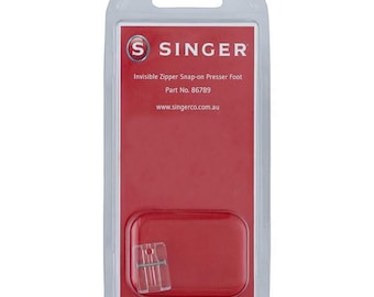 Singer Invisible Zipper Presser Foot Sewing Machine Low Shank Feet