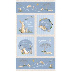Patchwork Quilting Sewing Fabric GHMILY Denim Panel 64x110cm