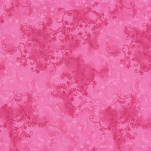 Quilting Patchwork Sewing Fabric Mystic Vine Cerise 50x55cm FQ