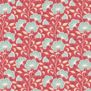 Acolchado Patchwork Tela Tilda Días Ventosos Tormentoso Polvo Rojo 50x55cm Fq
