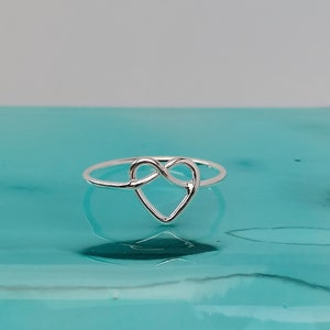 Sterling Silver Love Knot Ring