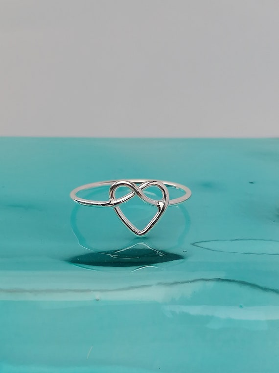 Sterling Silver Love Knot Ring