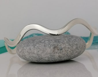 Sterling Silver Wavy / Wave Bangle