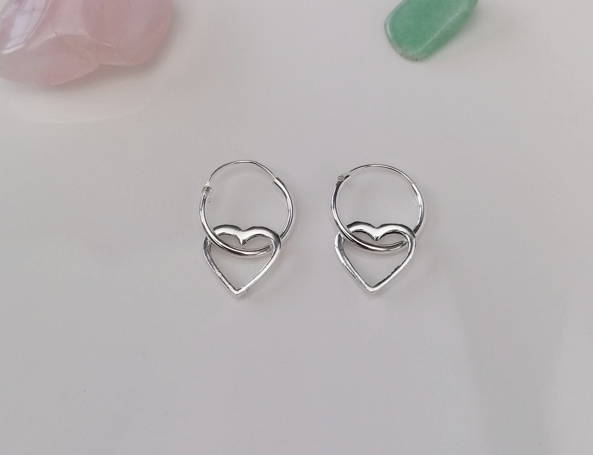 Heart Hoop Earring