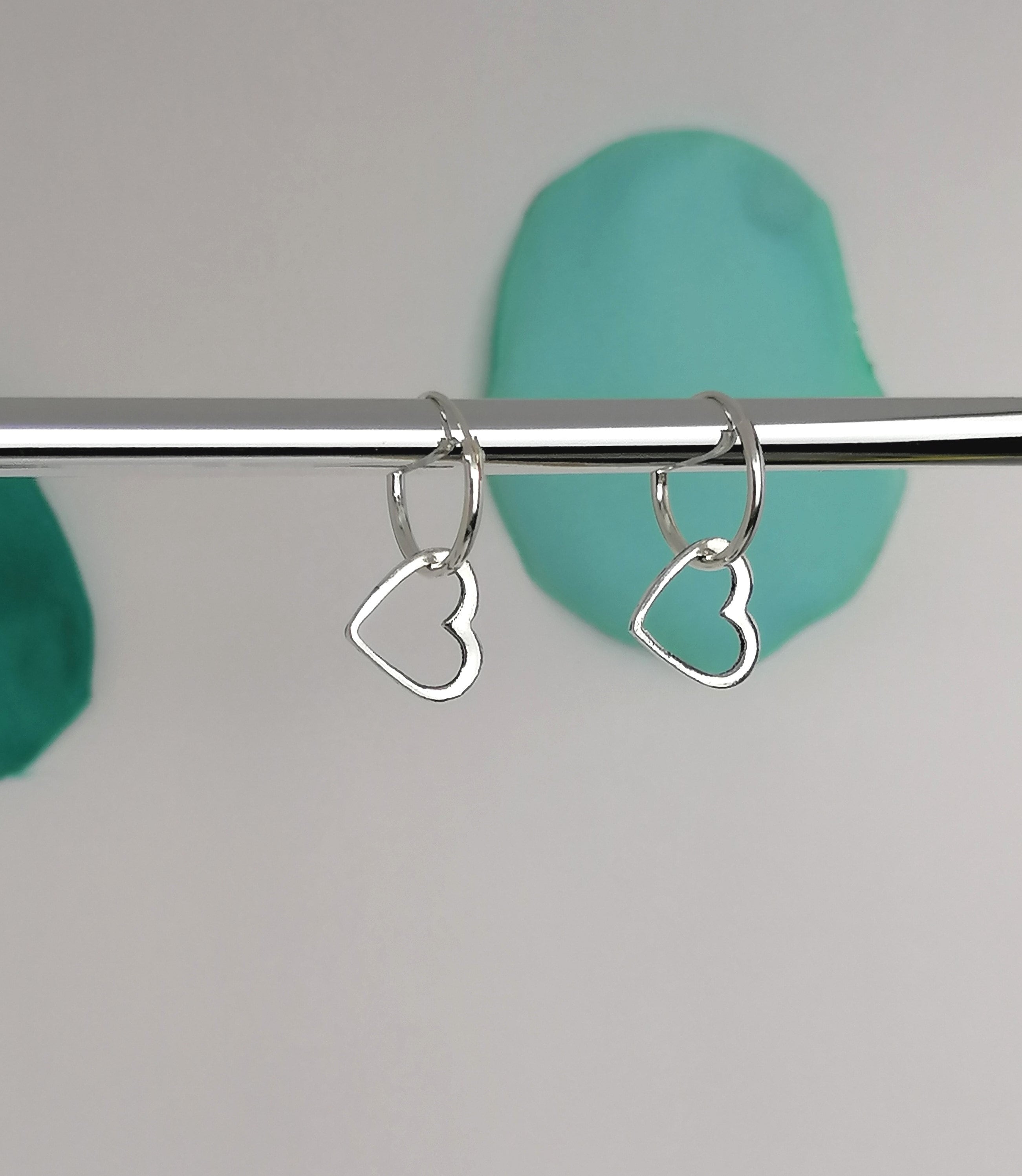 Heart Hoop Earring main image 1