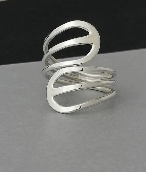 Anillos de alambre de plata sale