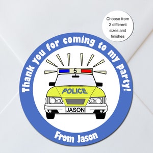 Polizeibus Polizei Blaulicht Sticker