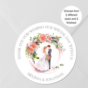 Stickers mariage pour cadeaux, cadeaux, cartes, futurs mariés, étiquettes mariage, scellés personnalisés
