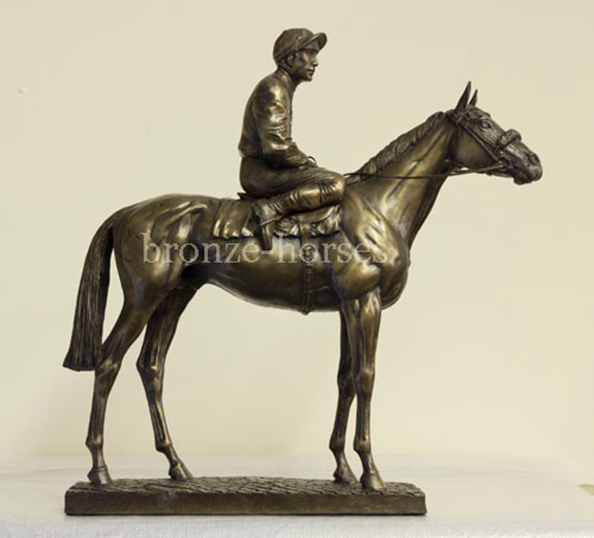 Thoroughbred Racehorse Horse Racing Bronze Sculpture on Etsy