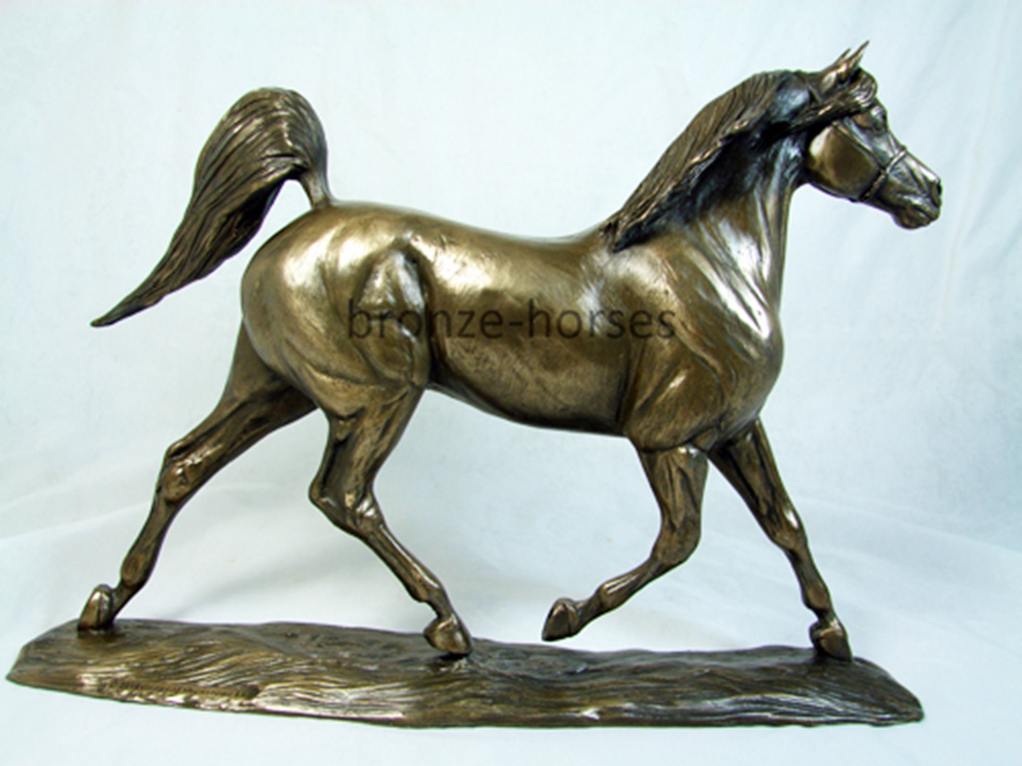 Figurine Trophy Prince Statue Arabian Horse Sculpture 