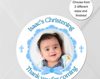 Fotostickers doop: aangepaste gepersonaliseerde dooplabels