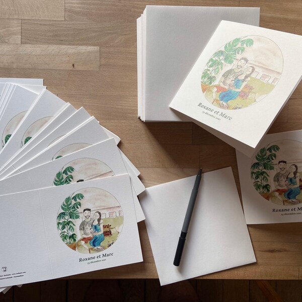 Faire part mariage cartes de vœux pour noël invitations personnalisées